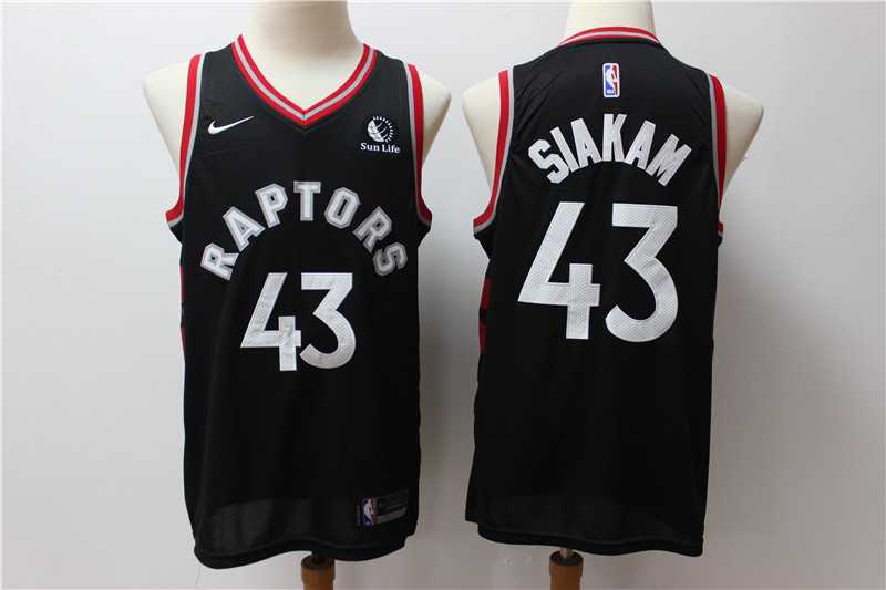 Raptors 43 Pascal Siakam Black Nike Swingman Jersey,We sell and wholesale Raptors 43 Pascal Siakam Black Nike Swingman Jersey on line form chian!